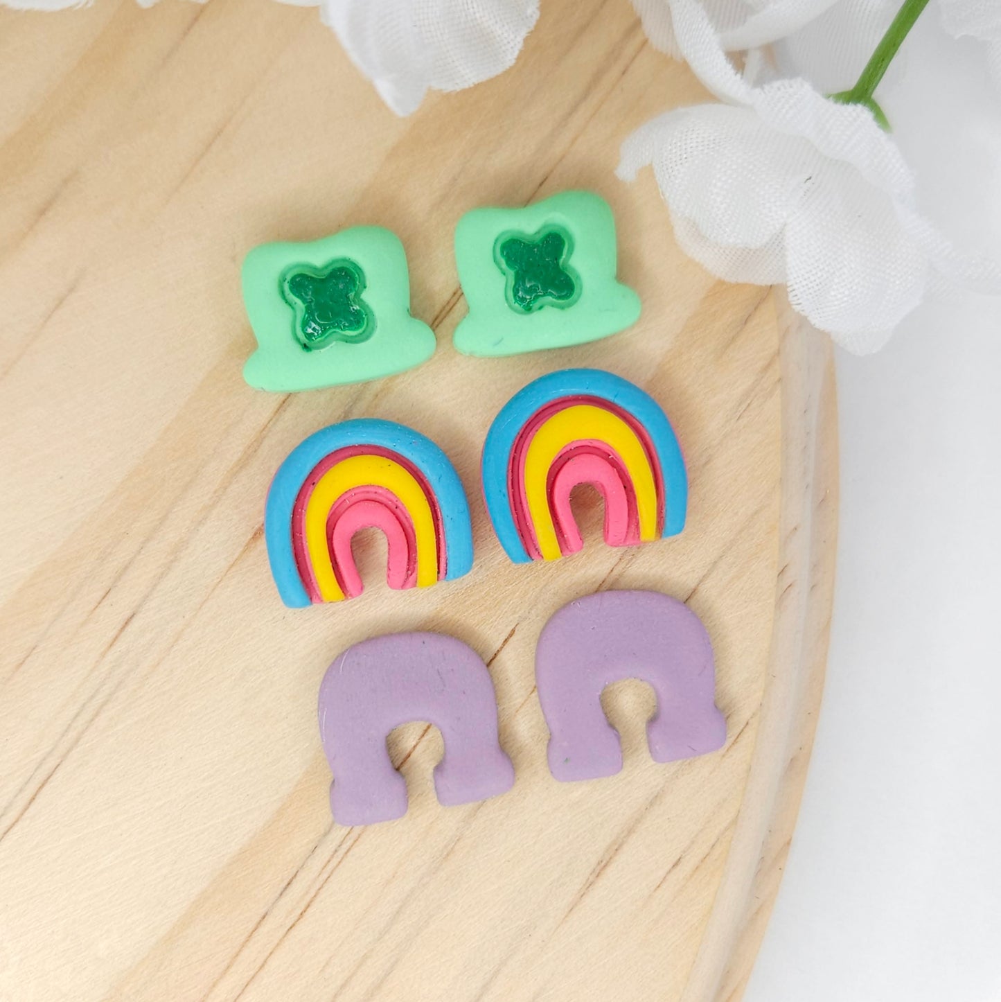 Lucky Charm St. Patrick's Polymer Clay Earrings