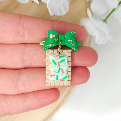 St. Patrick's Poptart Polymer Clay Earrings